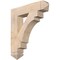 Ekena Millwork Merced Arts & Crafts Smooth Bracket, Douglas Fir, 5 1/2"W x 28"D x 32"H BKT06X28X32MRC03SDF - alternate 1
